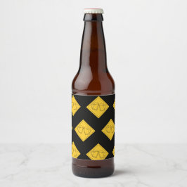 Beer Älskare-tecken Ölflaska Etikett