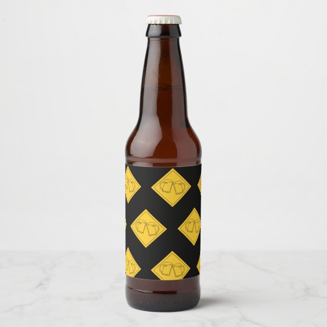 Beer Älskare-tecken Ölflaska Etikett (Framsida)