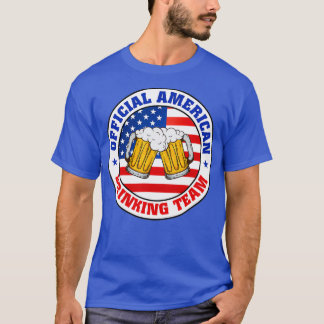 Beer American Flagga InBeroence Day 4:e juli Manar T Shirt