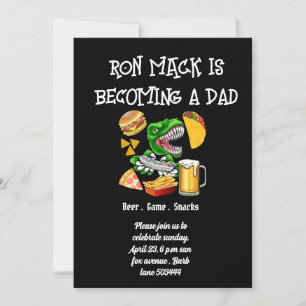 Beer babydusch Dadchelor party Inbjudningar