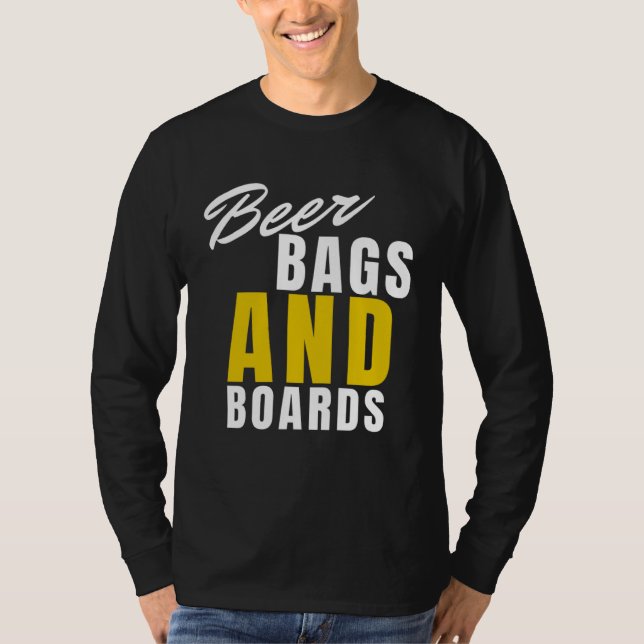 Beer Bags And Boards   Cornhole  2 T Shirt (Framsida)
