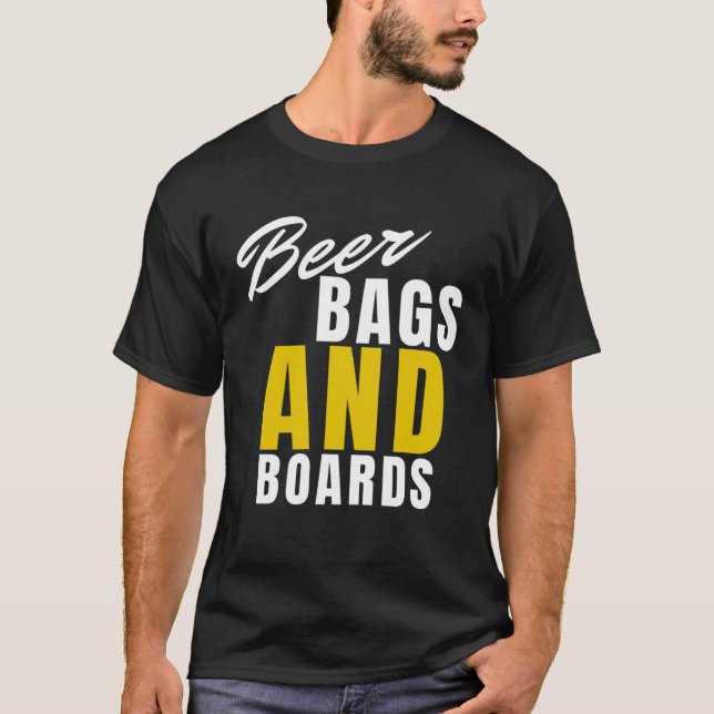 Beer Bags And Boards   Cornhole  2 T Shirt (Framsida)