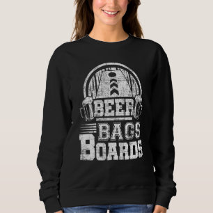 Beer Bags Boards Cornhole Distress T Shirt