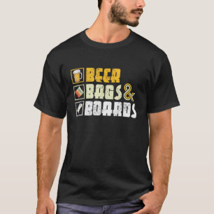 Beer Bags och Boards Funny sarkastic Cornhole outd T Shirt