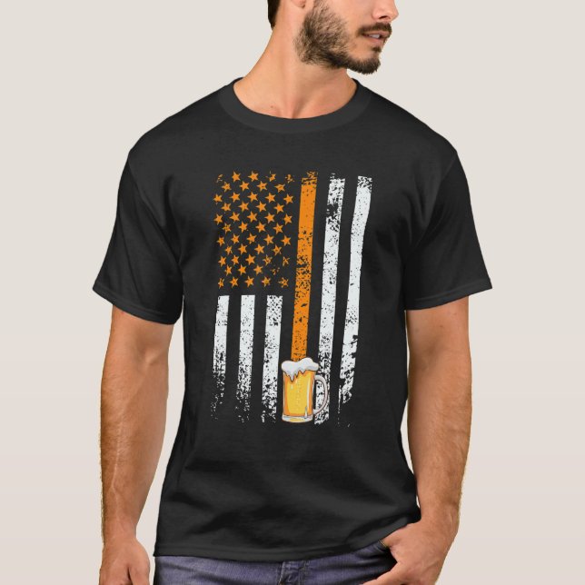 Beer Beer Far Day Manar Beer Drinker 1 T Shirt (Framsida)