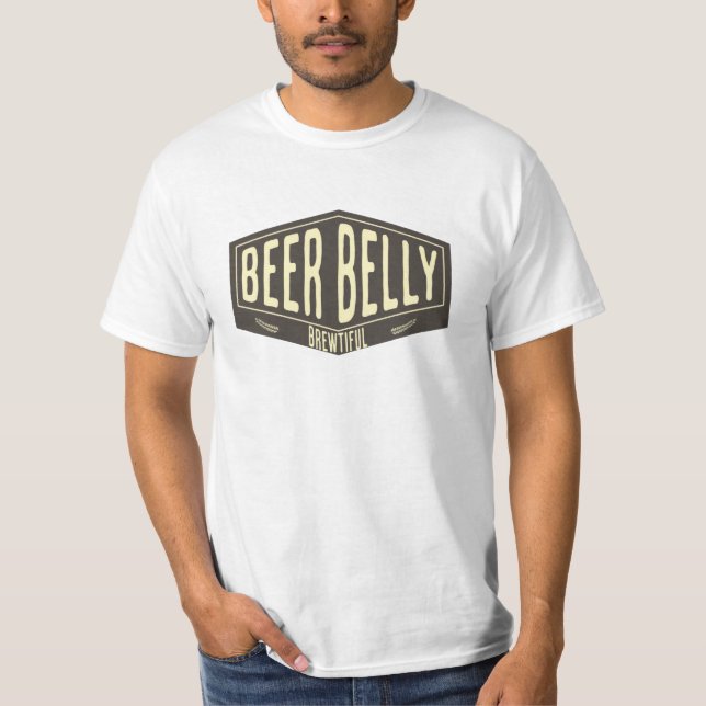 Beer Belly Brewtiful T Shirt (Framsida)