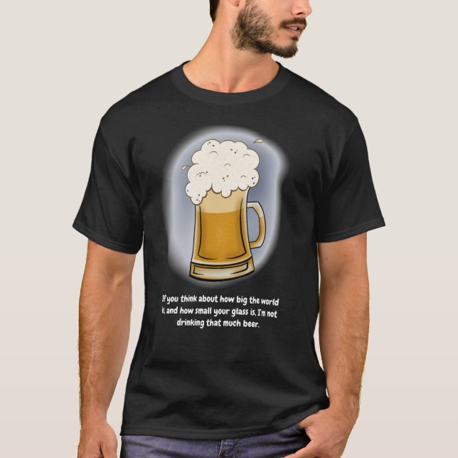 Beer Black T-Shirt (Framsida)
