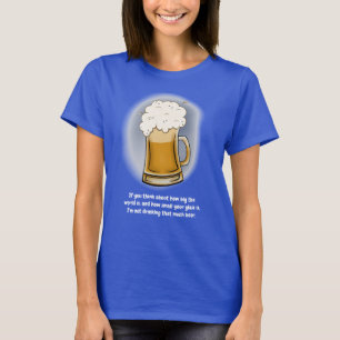 Beer Blue Womens T-Shirt