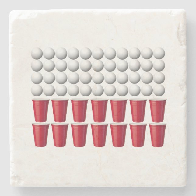 Beer Bong Polska-Underlägg Stenunderlägg (Framsidan)