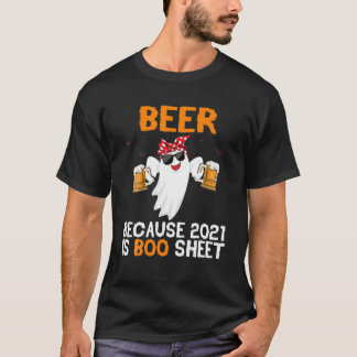 Beer Boo Cute Boo Ghost dricker öl Älskare Hallow T Shirt