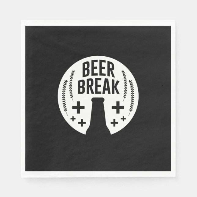 Beer Break Pappersservett (Framsidan)