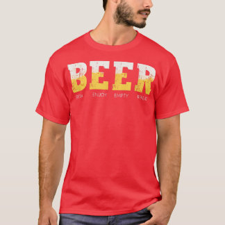 Beer Brew upprepa, rolig öldryck T Shirt