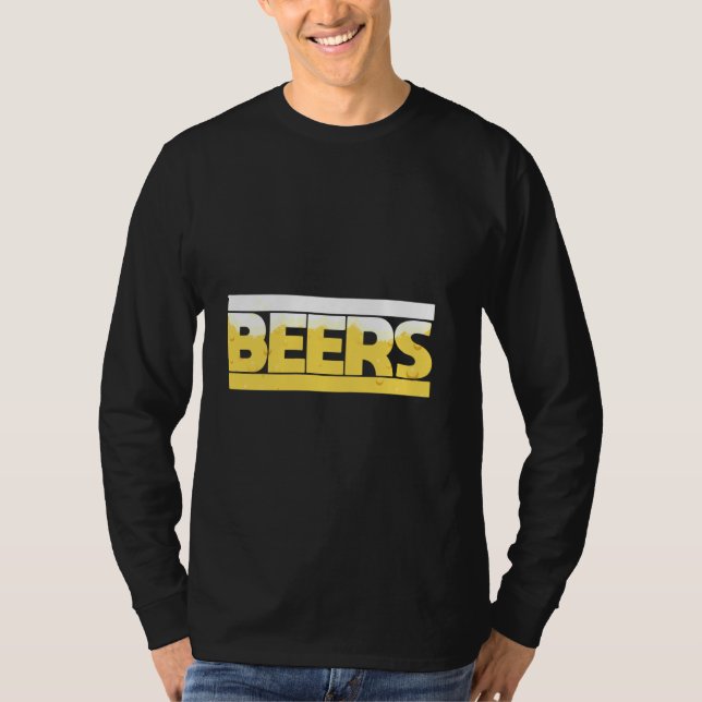 Beer Bubbles Drinking Game Champion Beer Älskare P T Shirt (Framsida)