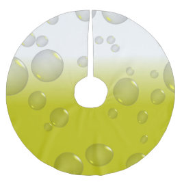 Beer Bubbles Julgransmatta Borstad Polyester