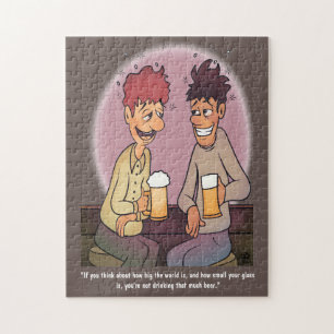 Beer Buddies 252 PC Jigszle Puzzle Pussel