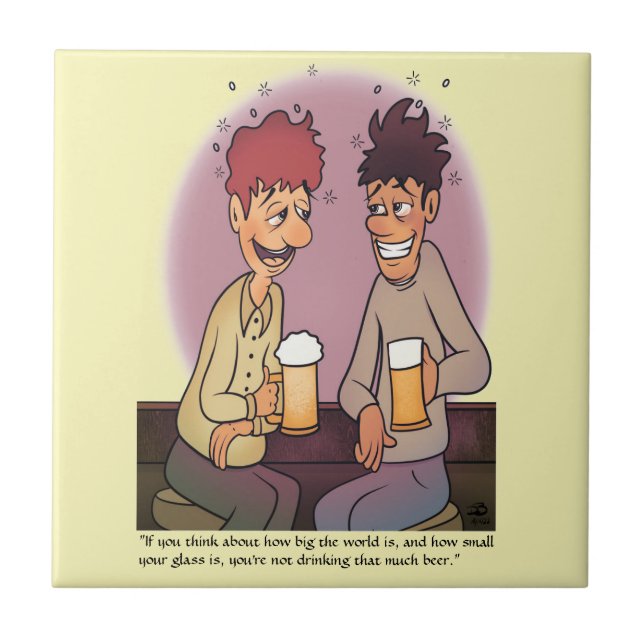 Beer Buddies Ceramic Tile Kakelplatta (Framsidan)