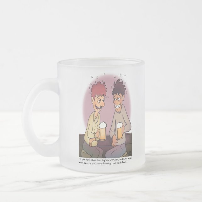 Beer Buddies Frosted Glass Frostad Glasmugg (Vänster)