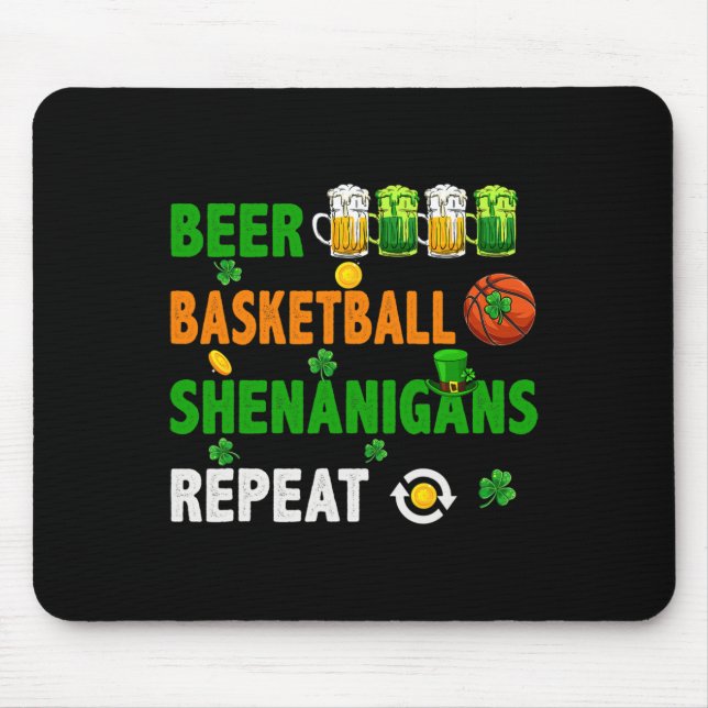 Beer Bysketbyll Shenanigans Repeat St. Patrick's D Musmatta (Framsidan)