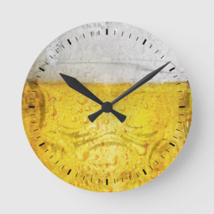 Beer Clock Rund Klocka