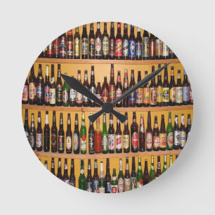 Beer Clock Rund Klocka