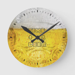 Beer Clock Rund Klocka