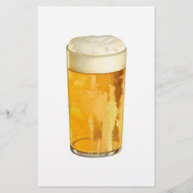 Beer Customized Stationery Brevpapper (Framsida)