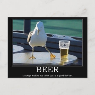 Beer Dancer-vykort Vykort