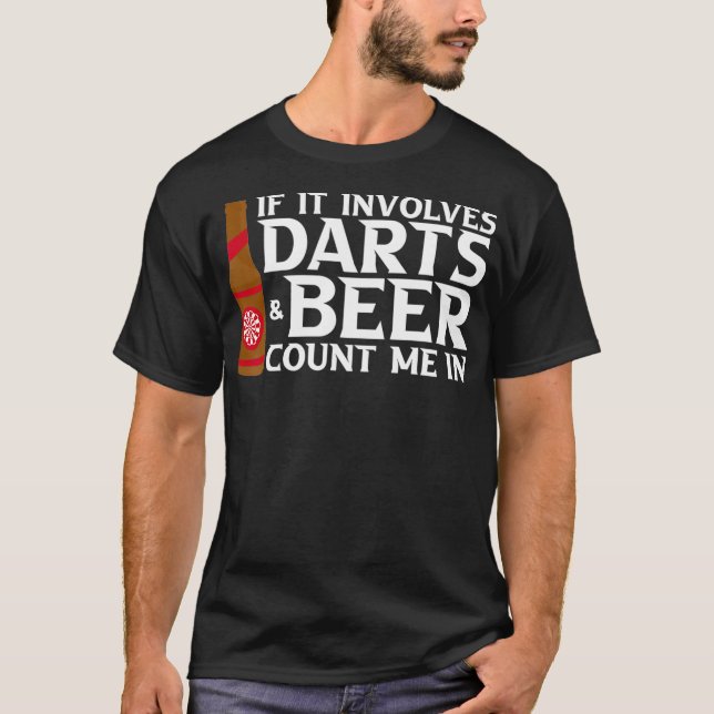 Beer Darts T Shirt (Framsida)