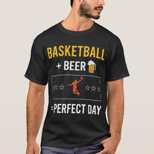 Beer Day Basketball T Shirt (Framsida)