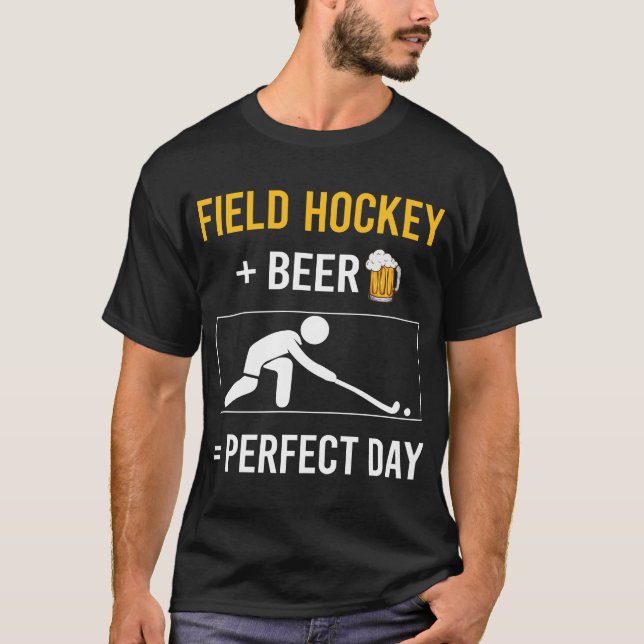 Beer Day Fält Hockey T Shirt (Framsida)