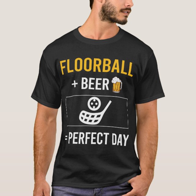Beer Day Floorball T Shirt (Framsida)