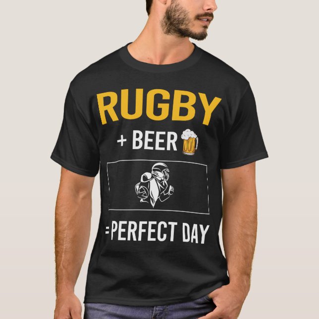 Beer Day Rugby T Shirt (Framsida)