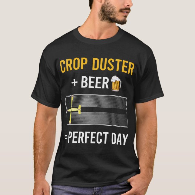 Beer Day Skörd Duster T Shirt (Framsida)