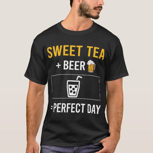 Beer Day Sweet Tea T Shirt (Framsida)