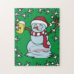 Beer-drink Drunk Snögubbe Thunder_Cove Pussel