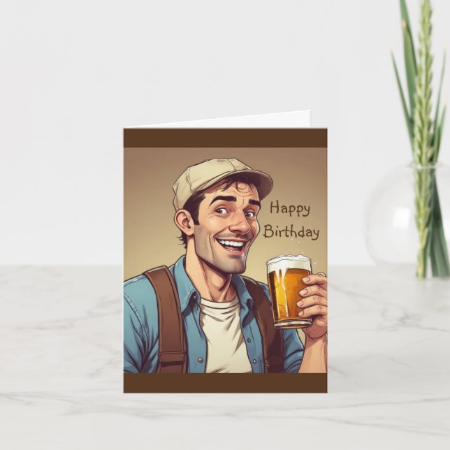 Beer Drinker Kort (Framsida)
