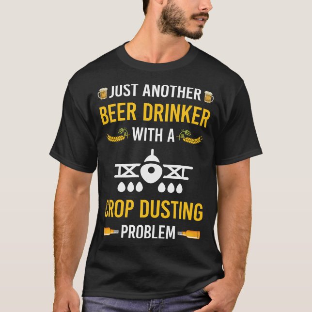 Beer Drinker Skörd Duster T Shirt (Framsida)