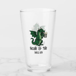 Beer Drinking Dragon Glaskopp