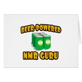 Beer-driven NMR Guru Hälsningskort