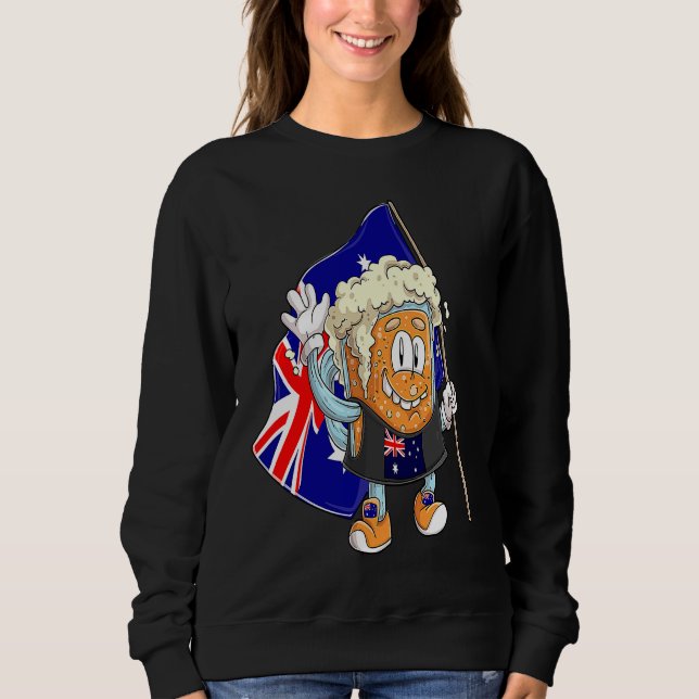 Beer fan of Australia T Shirt (Framsida)