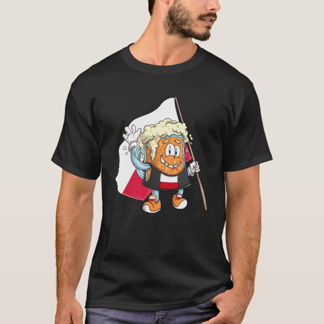 Beer fan of Poland T Shirt (Framsida)