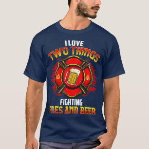 Beer Fireman Firefighter First Responder Gift T Shirt