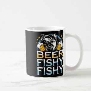 Beer Fishy Fishy Fishy Fishy Älskare Fisherman Ret Kaffemugg