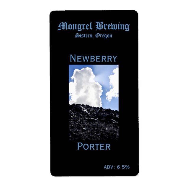 Beer Flaska-etikett Fraktsedel (Framsidan)