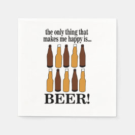 Beer Flaska Funny Beer Party Pappersservett