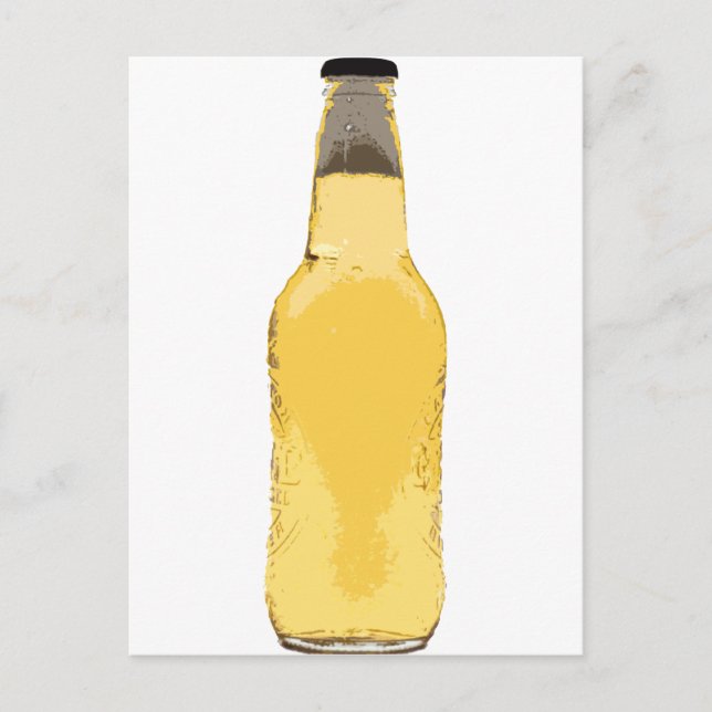 Beer Flaska Vykort (Framsida)