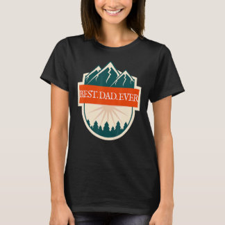 Beer för de bästa Pappa någonsin Fars dag-bergen T Shirt
