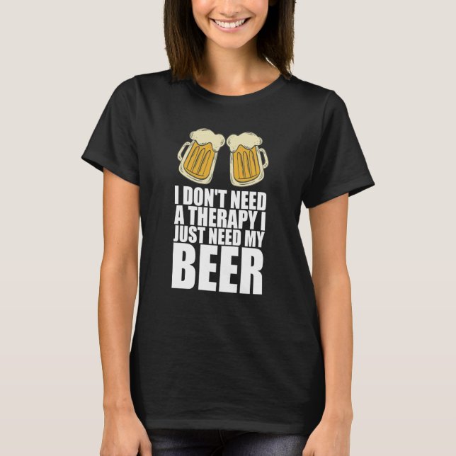 Beer Fraternity Beers T Shirt (Framsida)