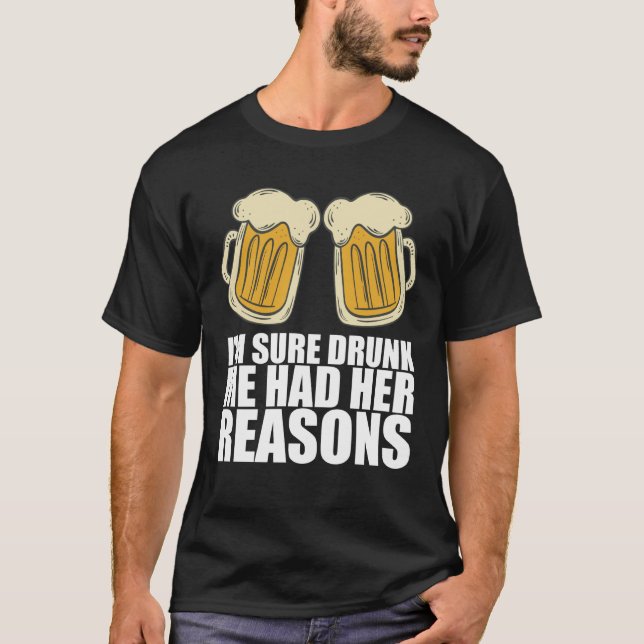 Beer Fratfather Öl T Shirt (Framsida)