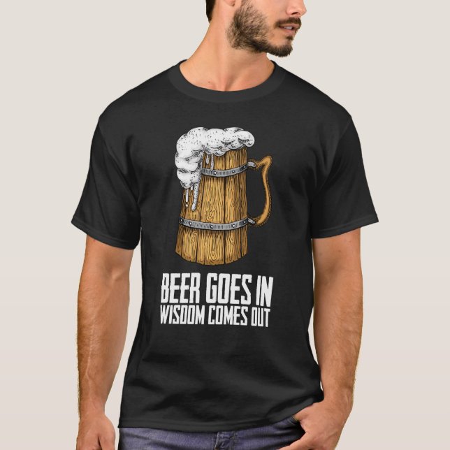 Beer Fratfather Öl T Shirt (Framsida)
